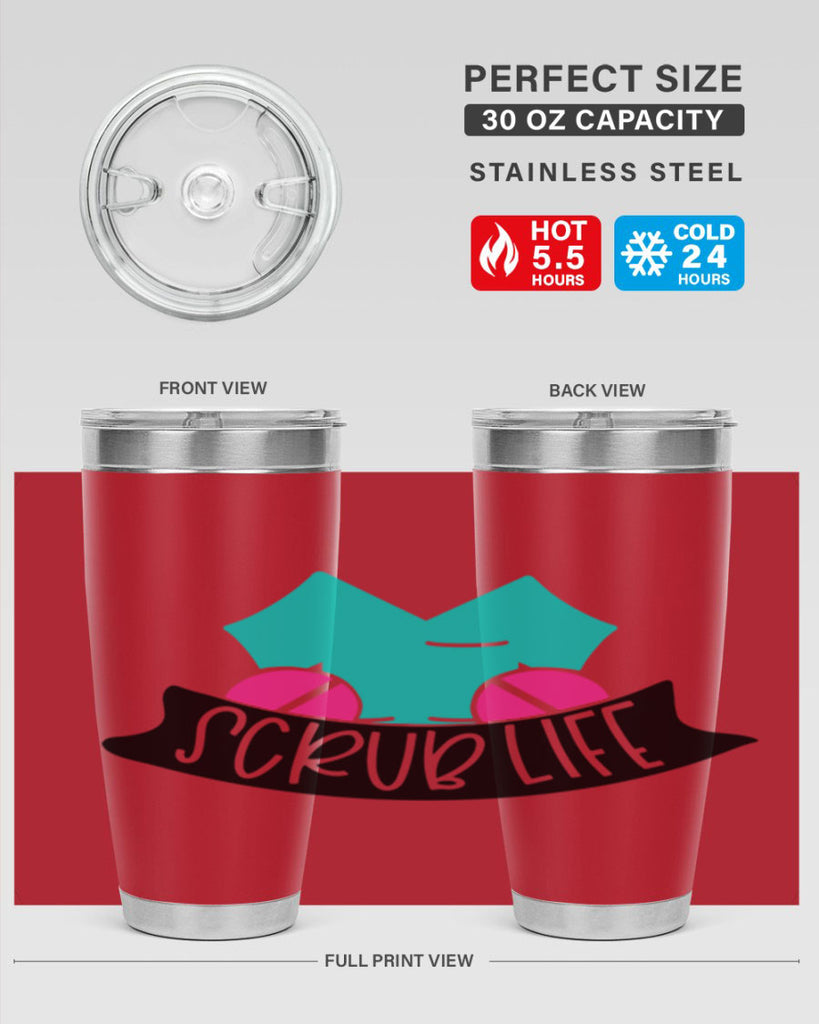 Scrub Life Style Style 45#- nurse- tumbler