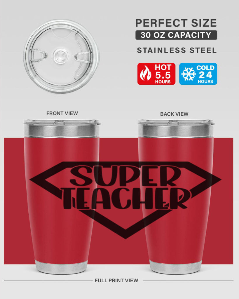 Super Teacher Style 55#- teacher- tumbler