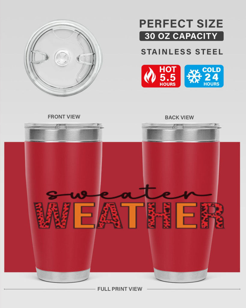 Sweater Weather 587#- fall- Tumbler