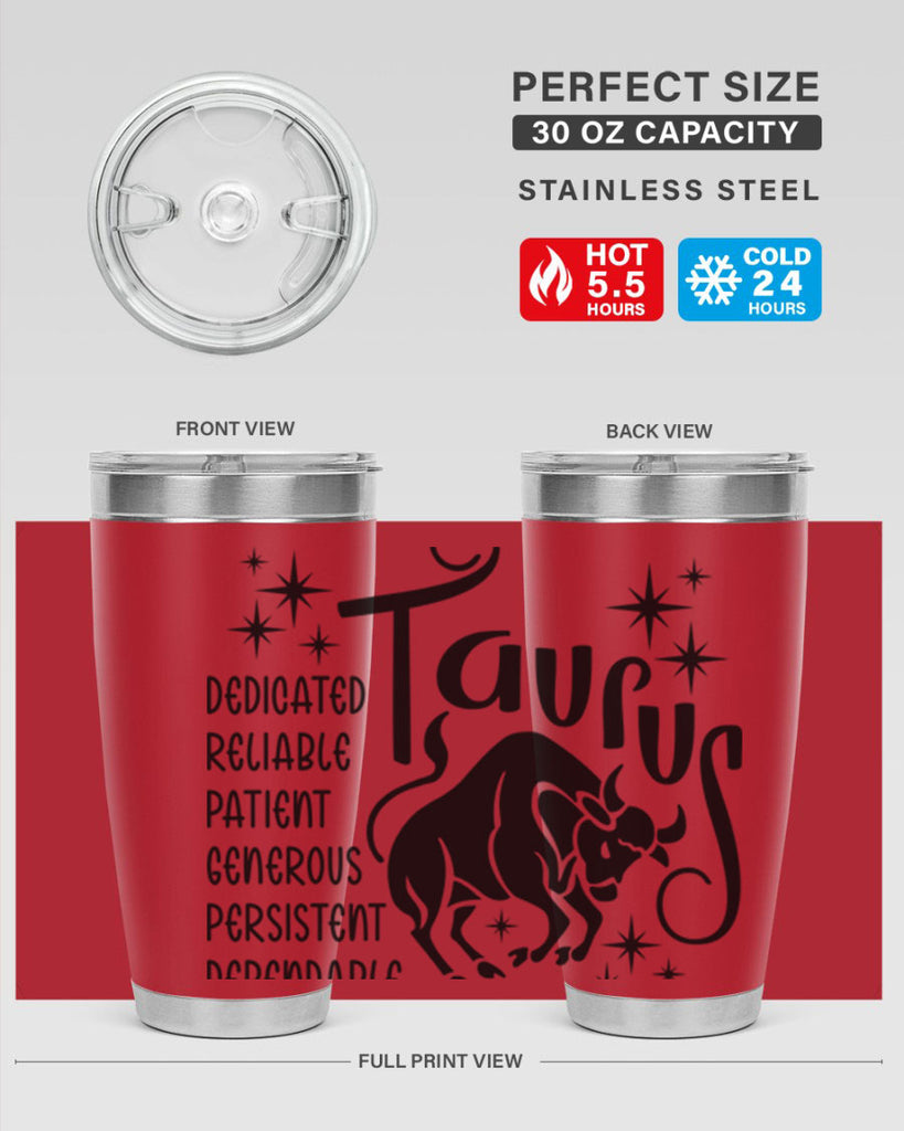 Taurus 486#- zodiac- Tumbler