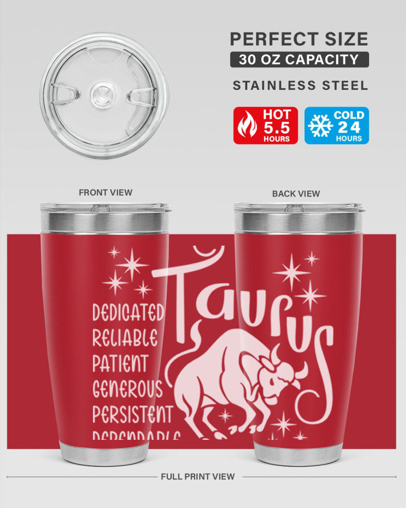 Taurus 491#- zodiac- Tumbler