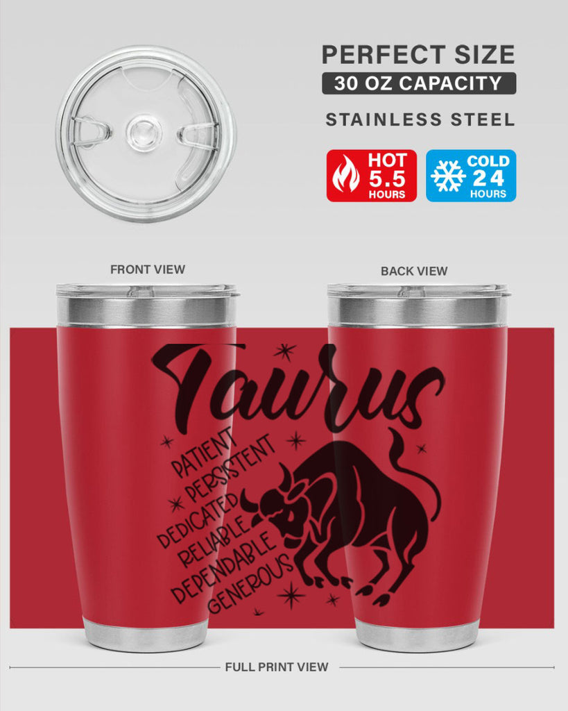 Taurus 492#- zodiac- Tumbler