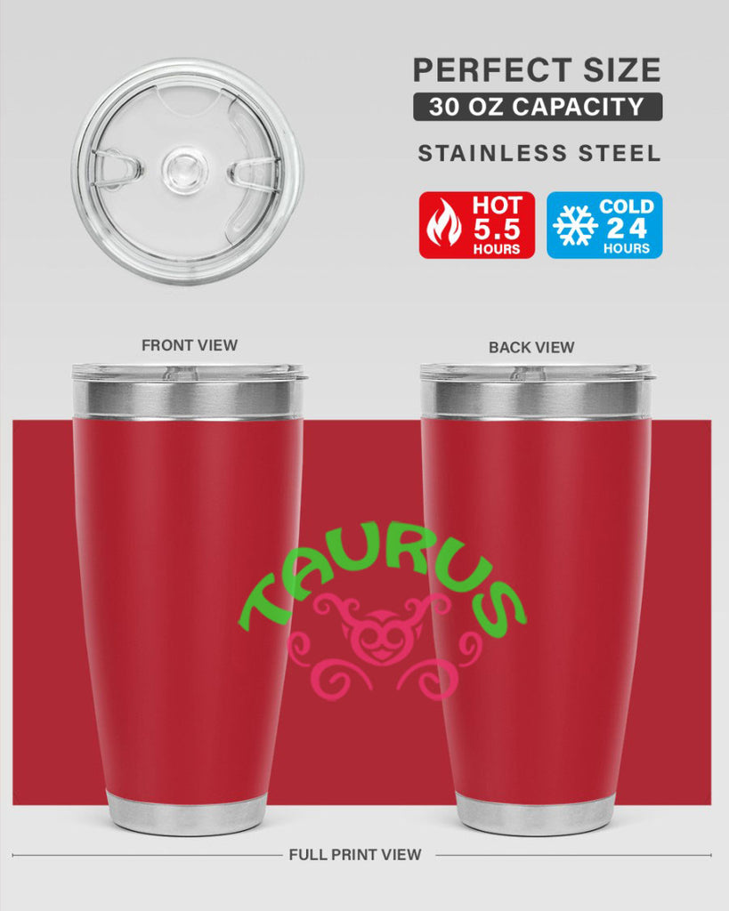 Taurus 493#- zodiac- Tumbler