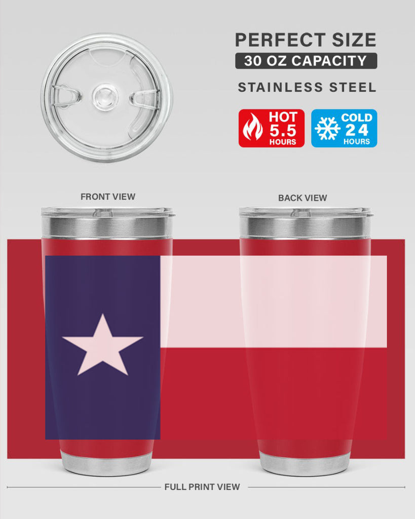 Texas 9#- Us Flags- Tumbler