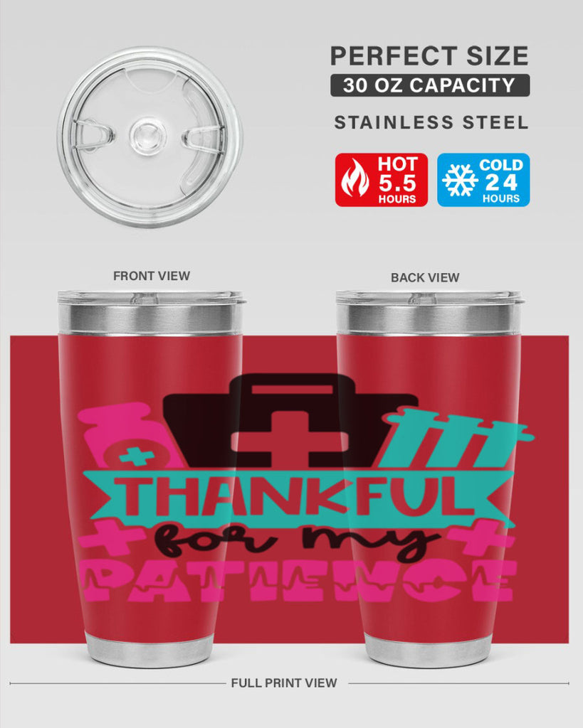 Thankful For My Patience Style Style 22#- nurse- tumbler