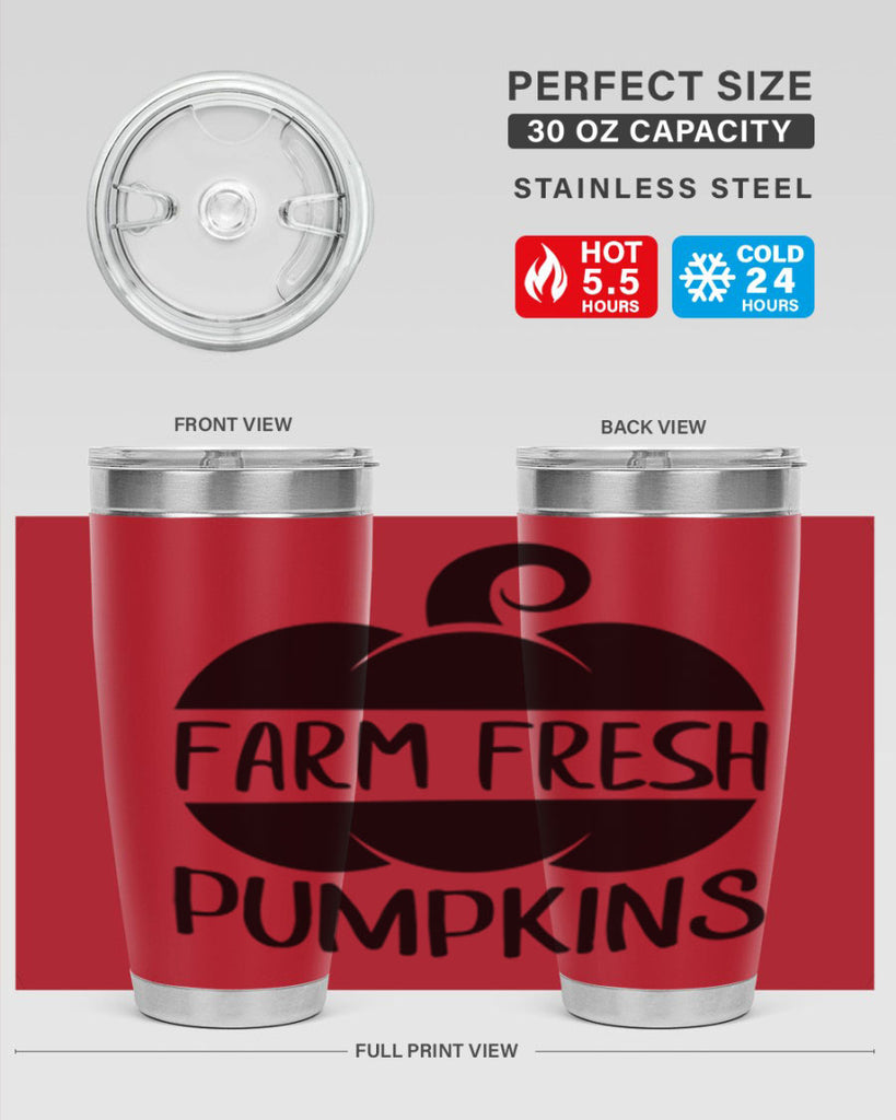 farm fresh pumpkins 174#- fall- Tumbler