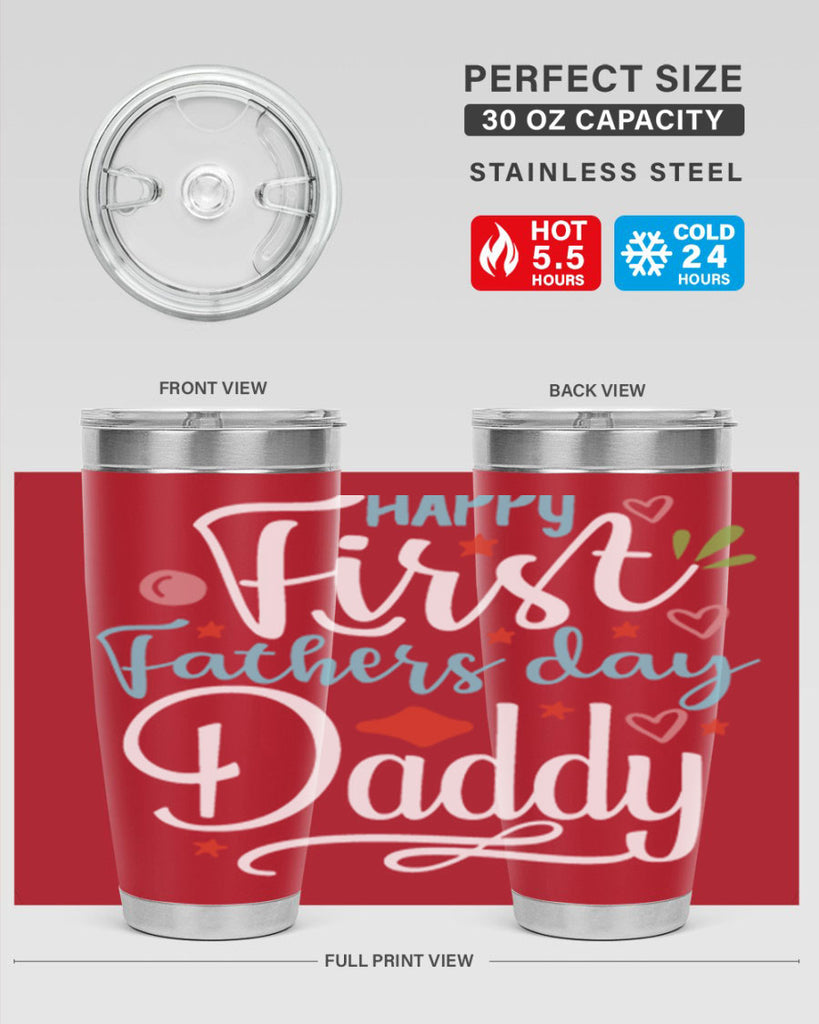happy first fathers day daddy 89#- fathers day- Tumbler