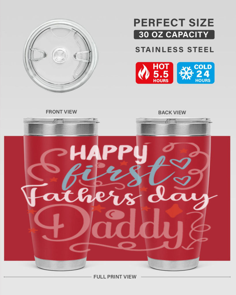 happy first fathers day daddy 90#- fathers day- Tumbler