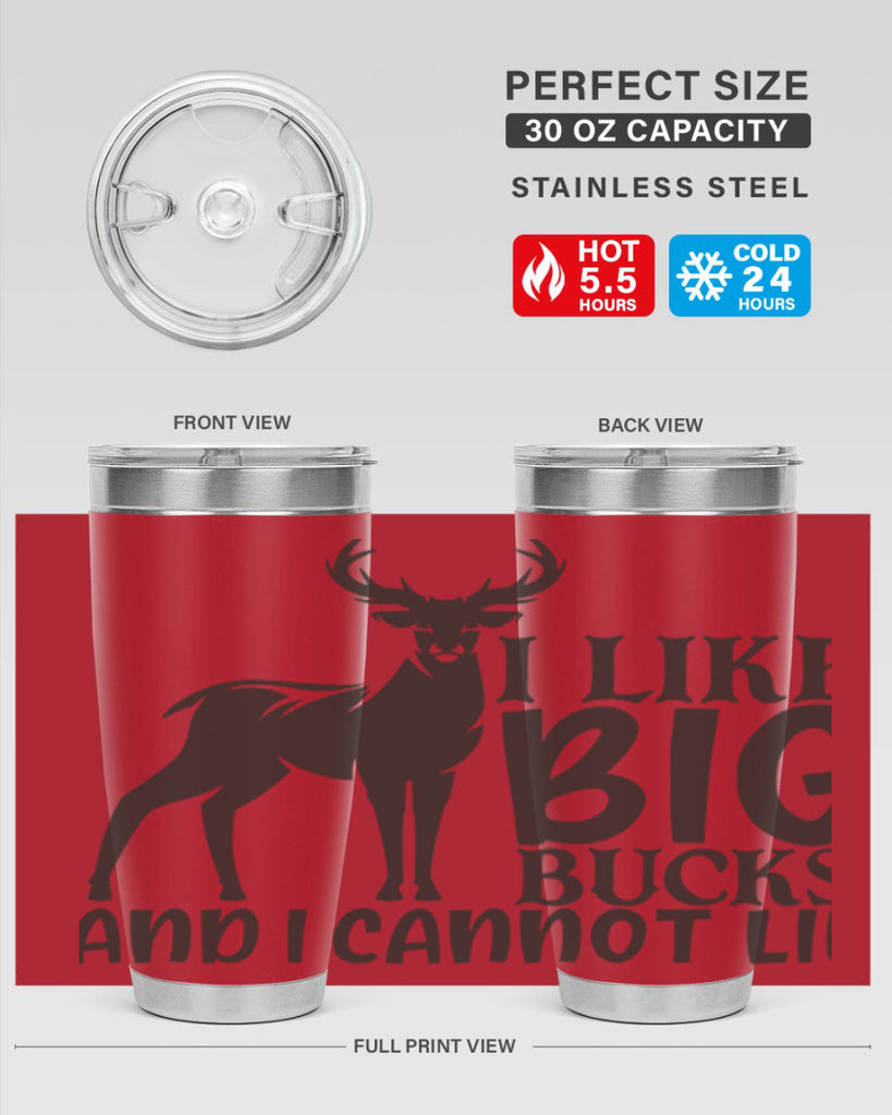 i like big bucks and i cannot lie 8#- hunting- Tumbler