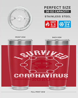 i survived coronavirus Style 32#- corona virus- Tumbler