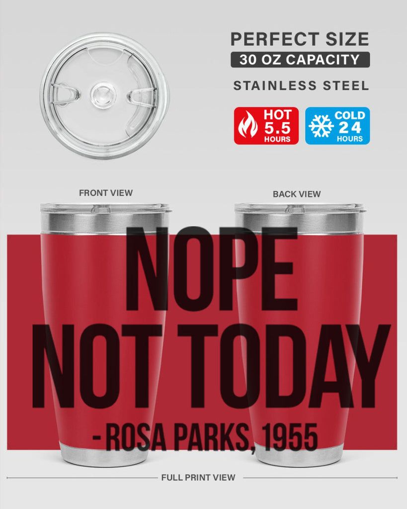 nope not today rosa parks 60#- black words phrases- Cotton Tank