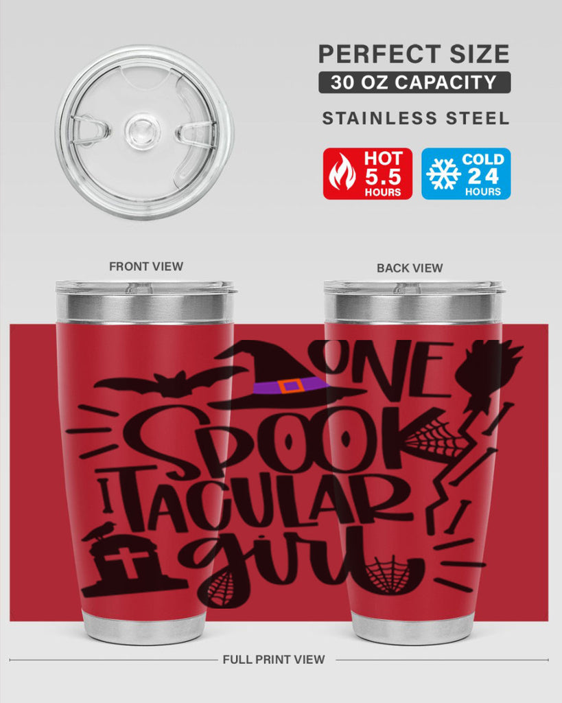 one spooktacular girl 36#- halloween- Tumbler