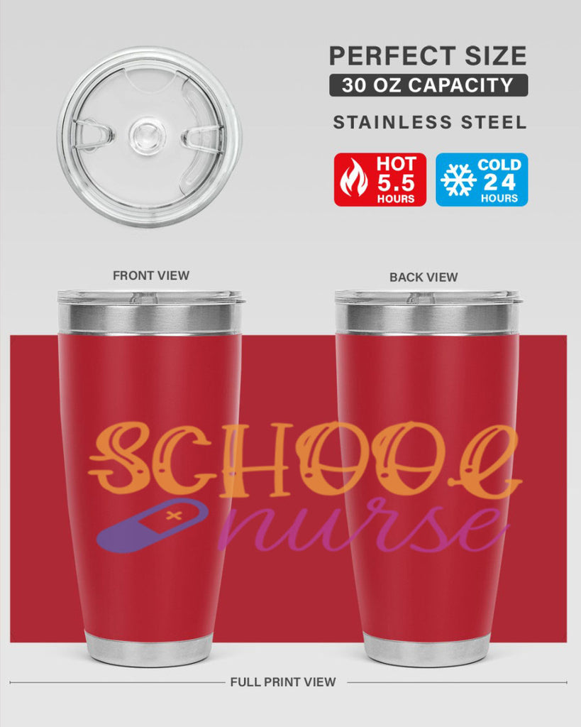 school nurse Style 353#- nurse- tumbler