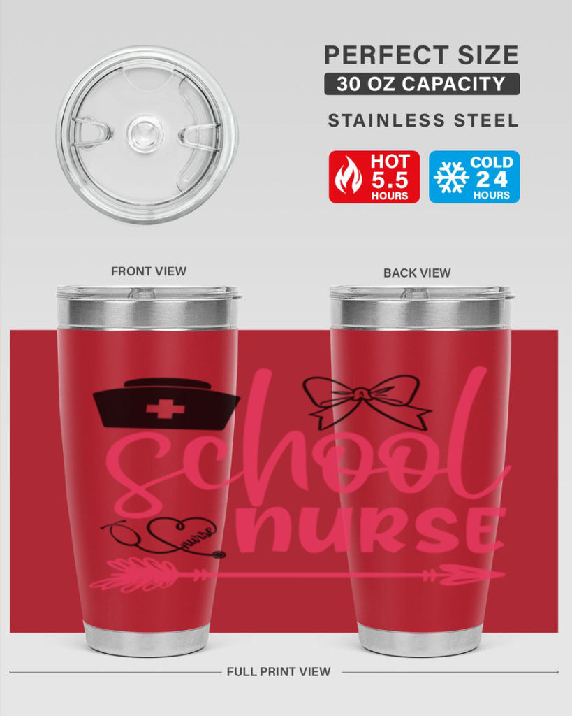 school nurse Style 354#- nurse- tumbler