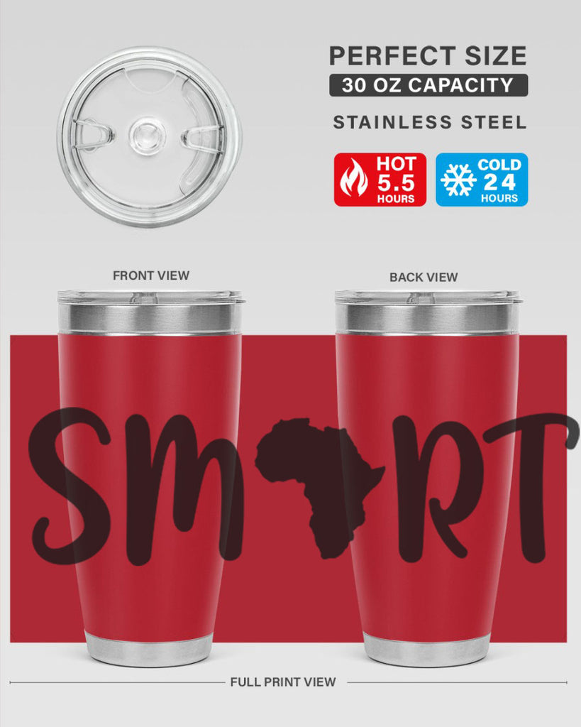 smart africa 32#- black words phrases- Cotton Tank