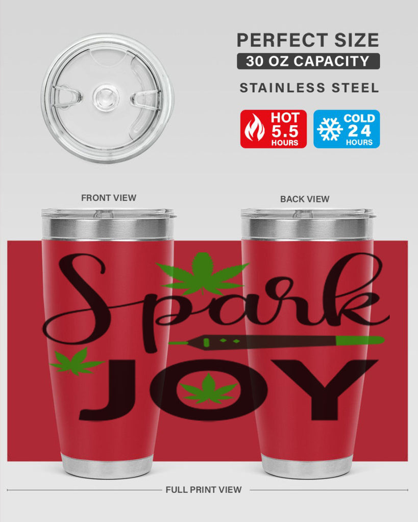 spark joy 250#- marijuana- Tumbler