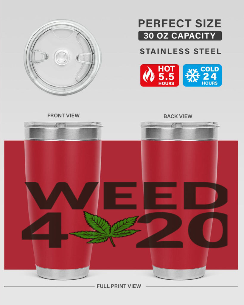 weed 420 282#- marijuana- Tumbler