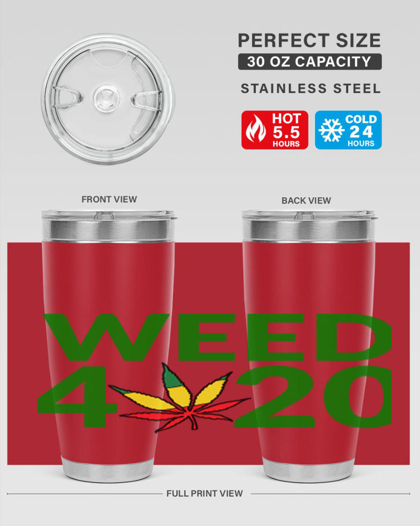 weed 420 cannabis 281#- marijuana- Tumbler