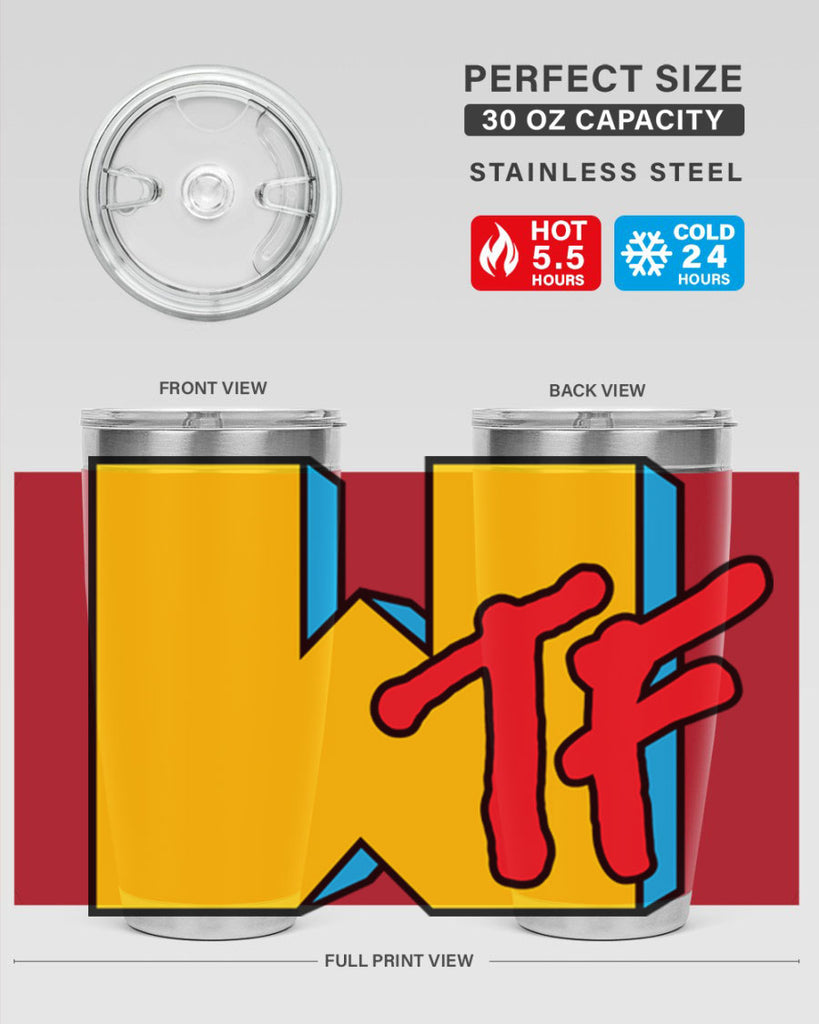 wtf 8#- black words phrases- Cotton Tank