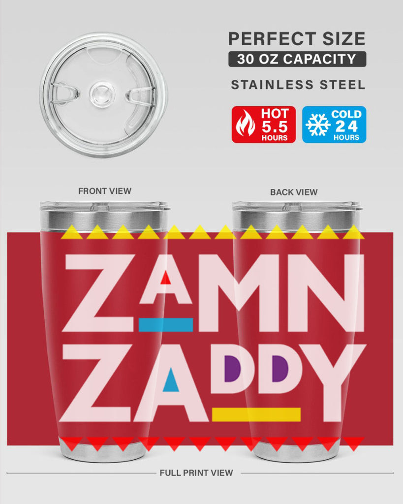 zamn zaddy 1#- black words phrases- Cotton Tank