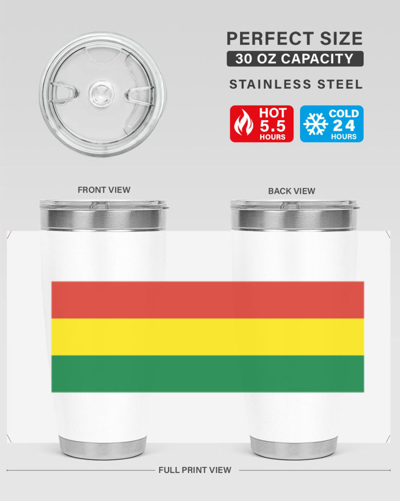 Bolivia 177#- world flags- Tumbler
