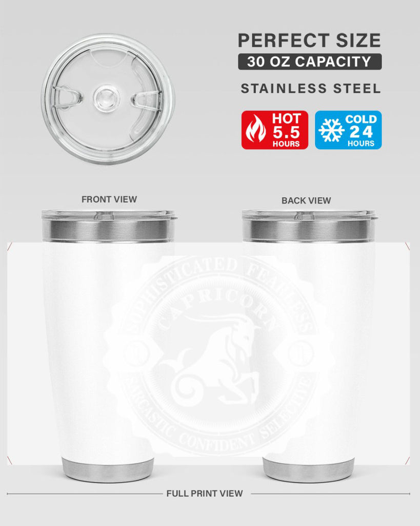 Capricorn 41#- zodiac- Tumbler