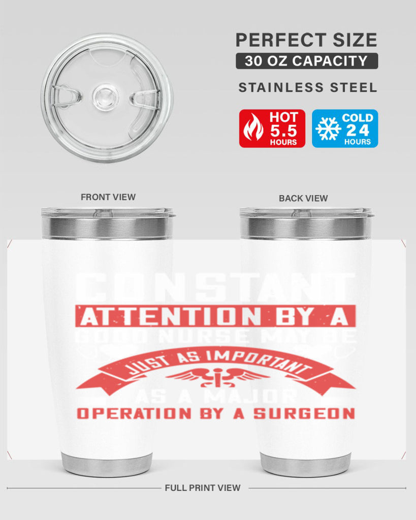 Constant attention by a good nurse may Style 408#- nurse- tumbler