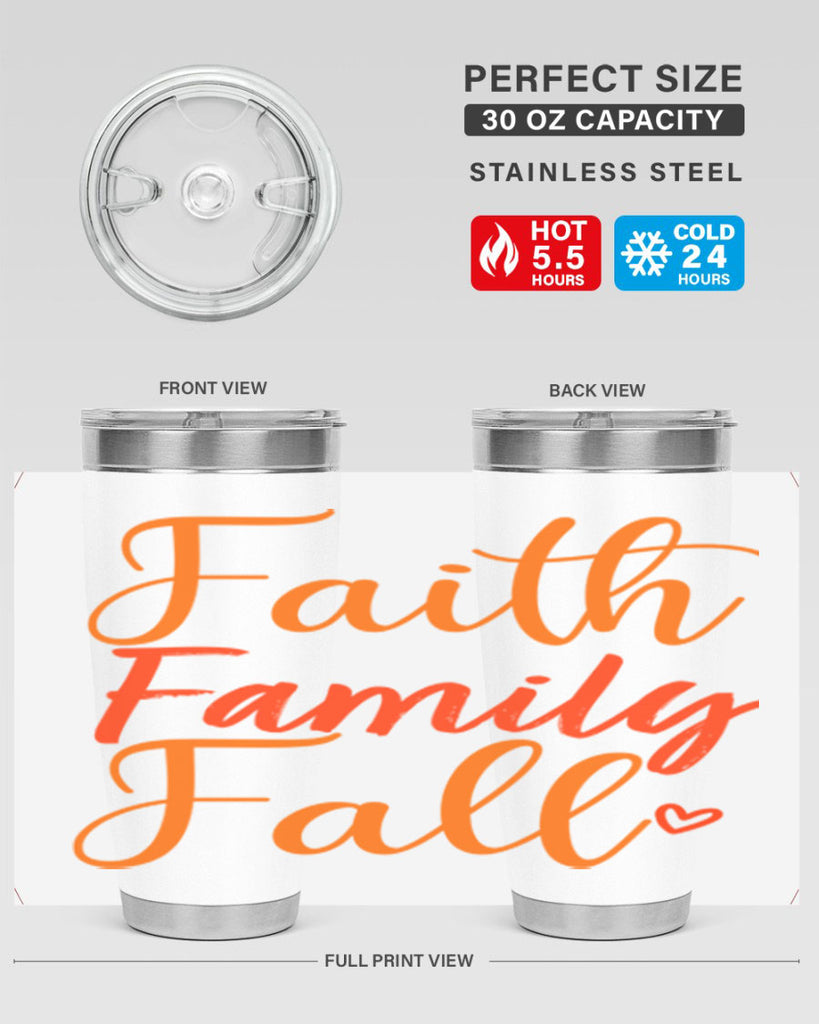 Faith Family Fall Design 81#- fall- Tumbler