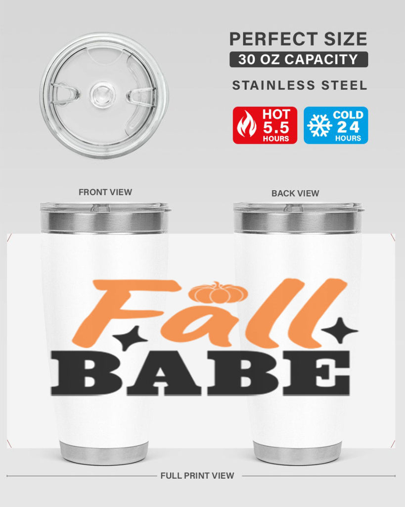 Fall Babe 89#- fall- Tumbler