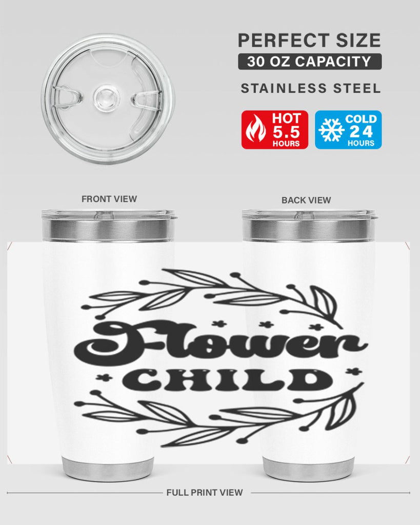 Flower child  141#- spring- Tumbler