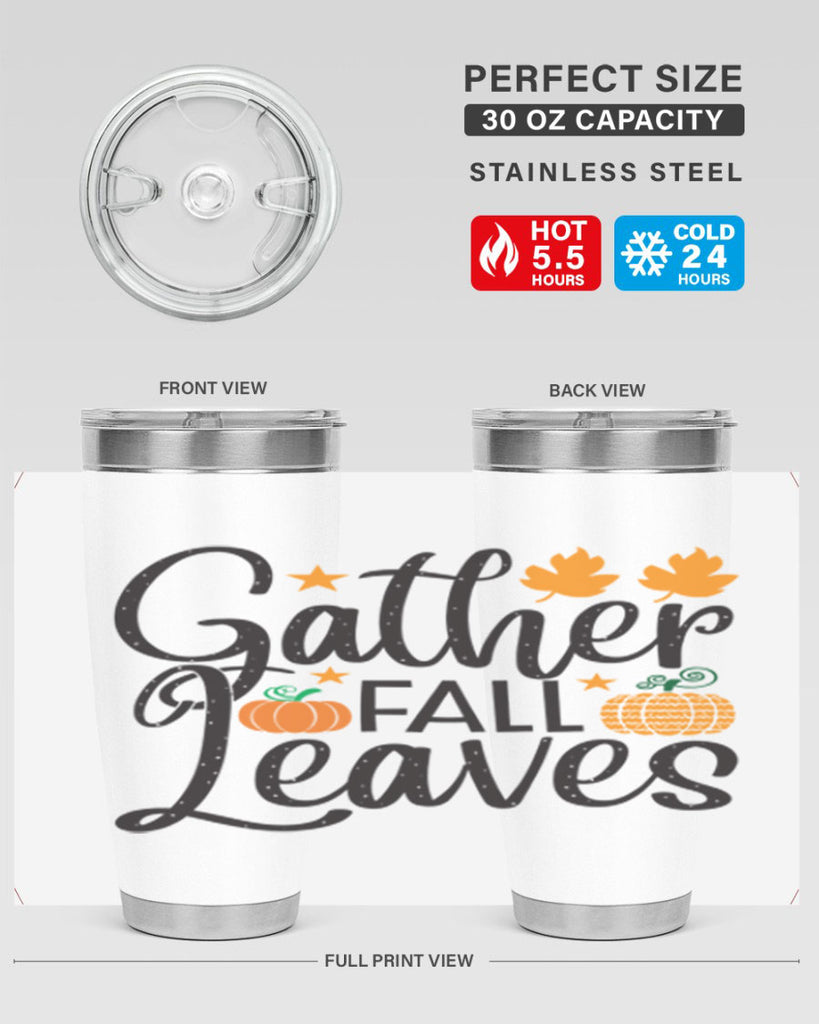 Gatherfallleaves 189#- fall- Tumbler