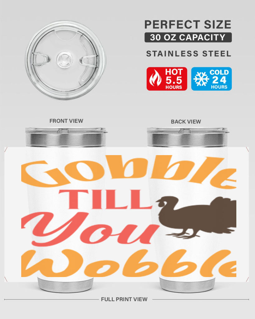Gobble Till You Wobble 204#- fall- Tumbler