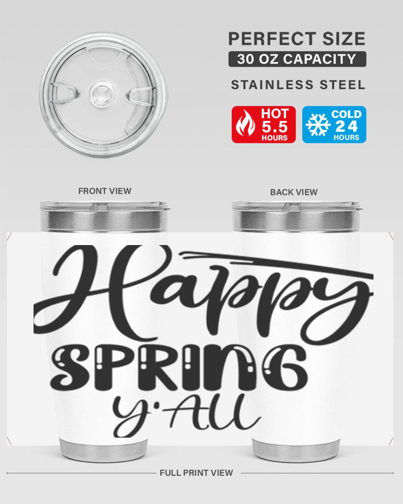 HAPPY SPRING YALL  179#- spring- Tumbler