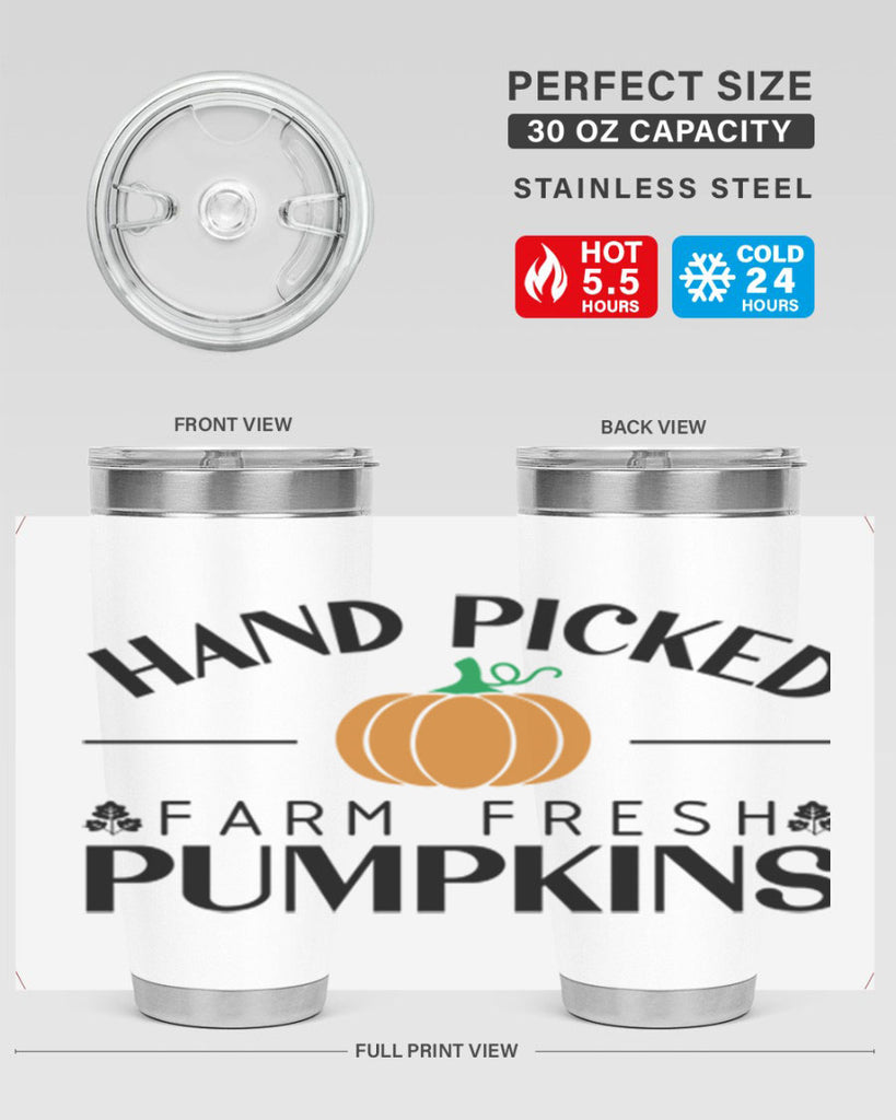 Hand Picked Farm Fresh Pumpkins 215#- fall- Tumbler