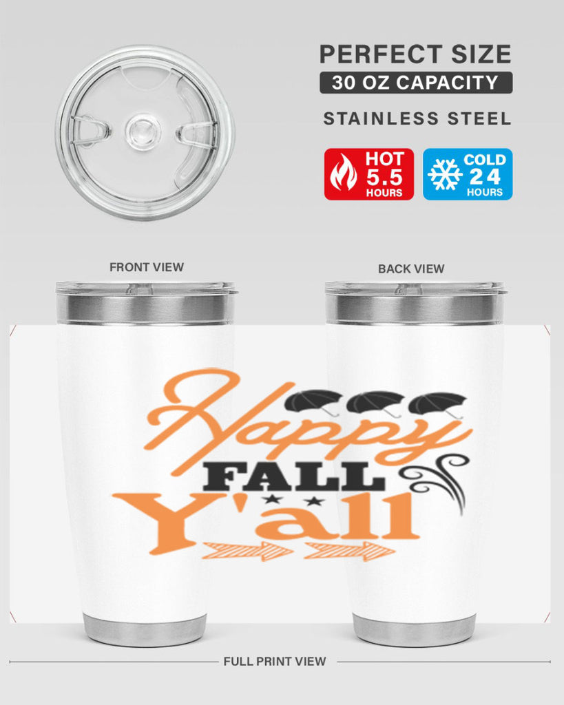 Happy Fall Yall 234#- fall- Tumbler