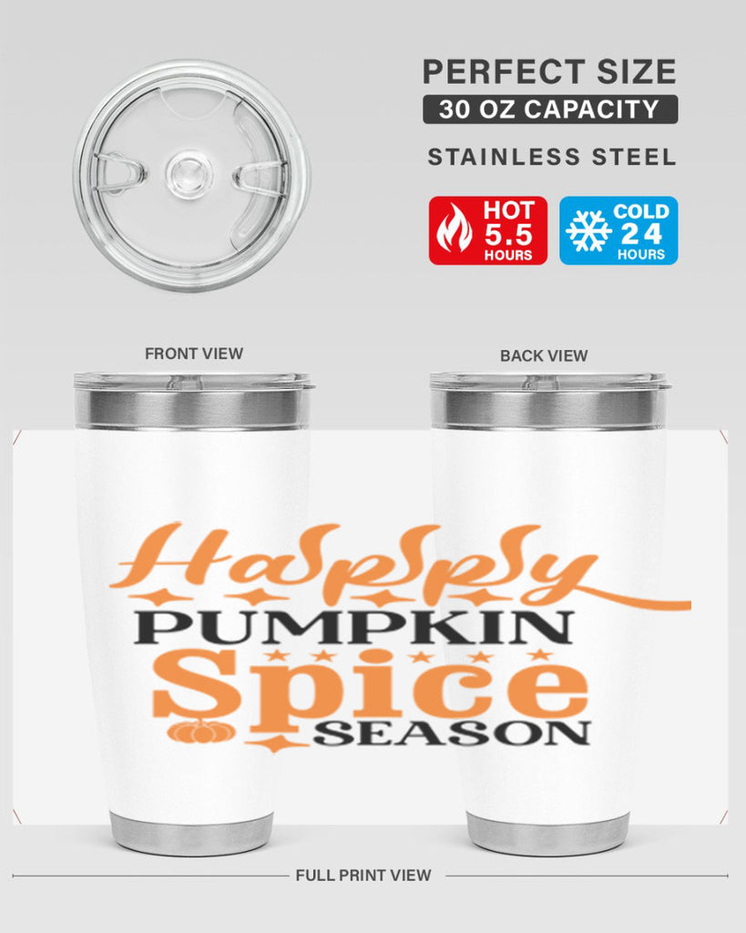 Happy Pumpkin Spice Season 245#- fall- Tumbler