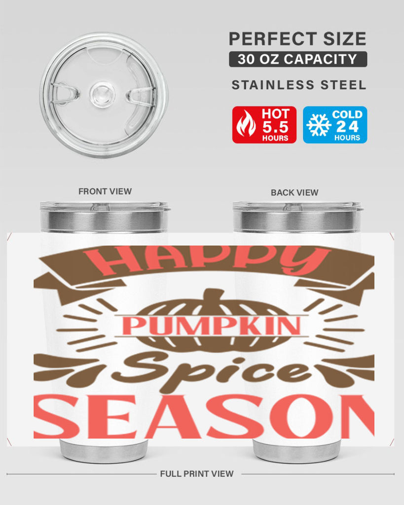 Happy Pumpkin Spice Season 246#- fall- Tumbler