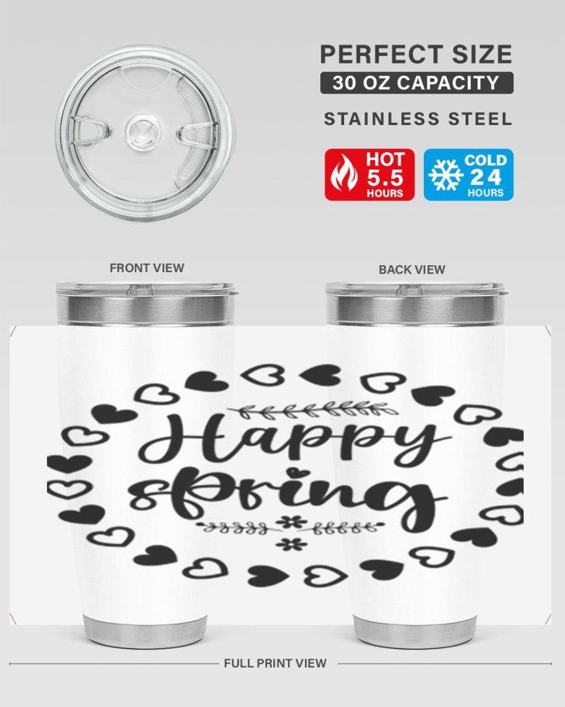 Happy Spring 174#- spring- Tumbler