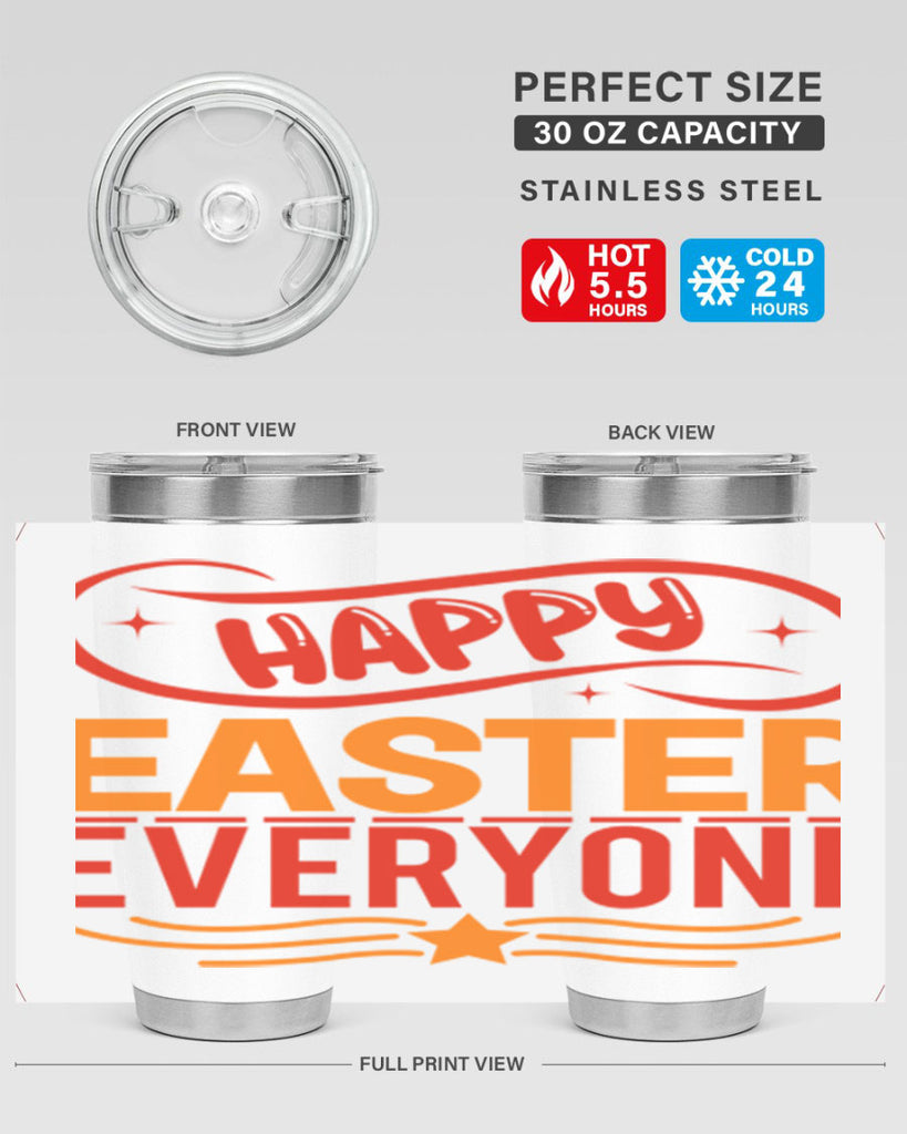Happy easter everyone 155#- spring- Tumbler