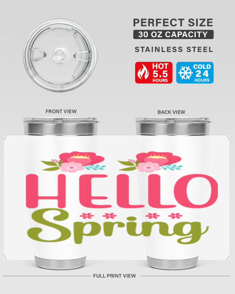 Hello Spring 186#- spring- Tumbler