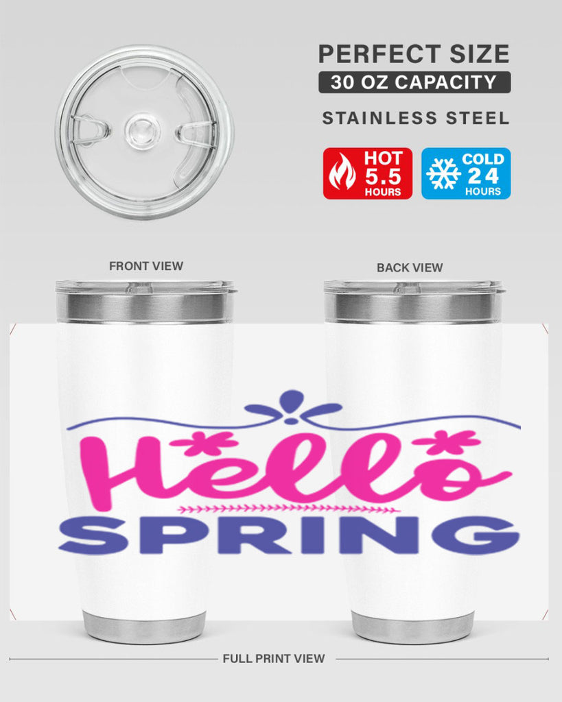Hello Spring 212#- spring- Tumbler