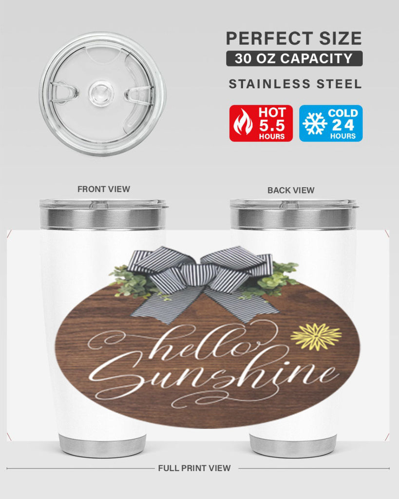 Hello Spring Lettering Mockup200#- spring- Tumbler