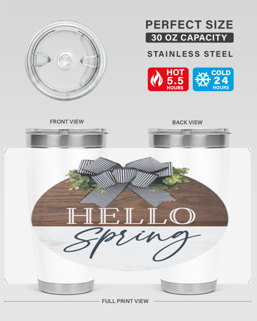 Hello Spring basic Mockup187#- spring- Tumbler