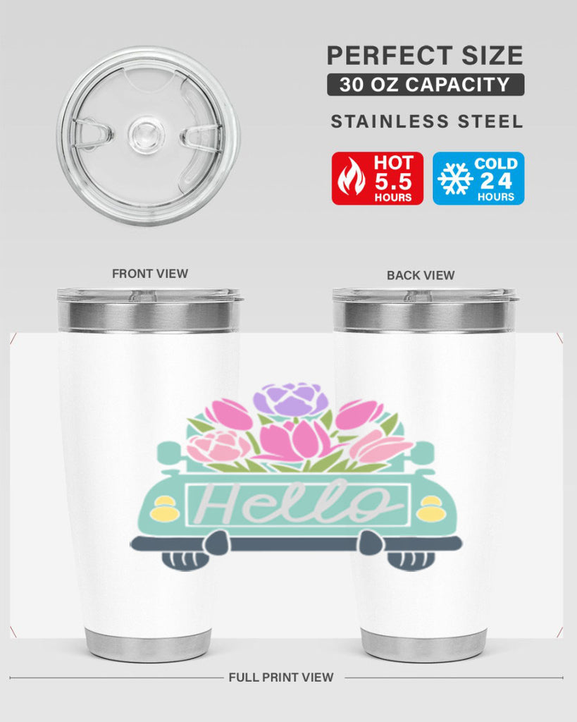 Hello Truck218#- spring- Tumbler