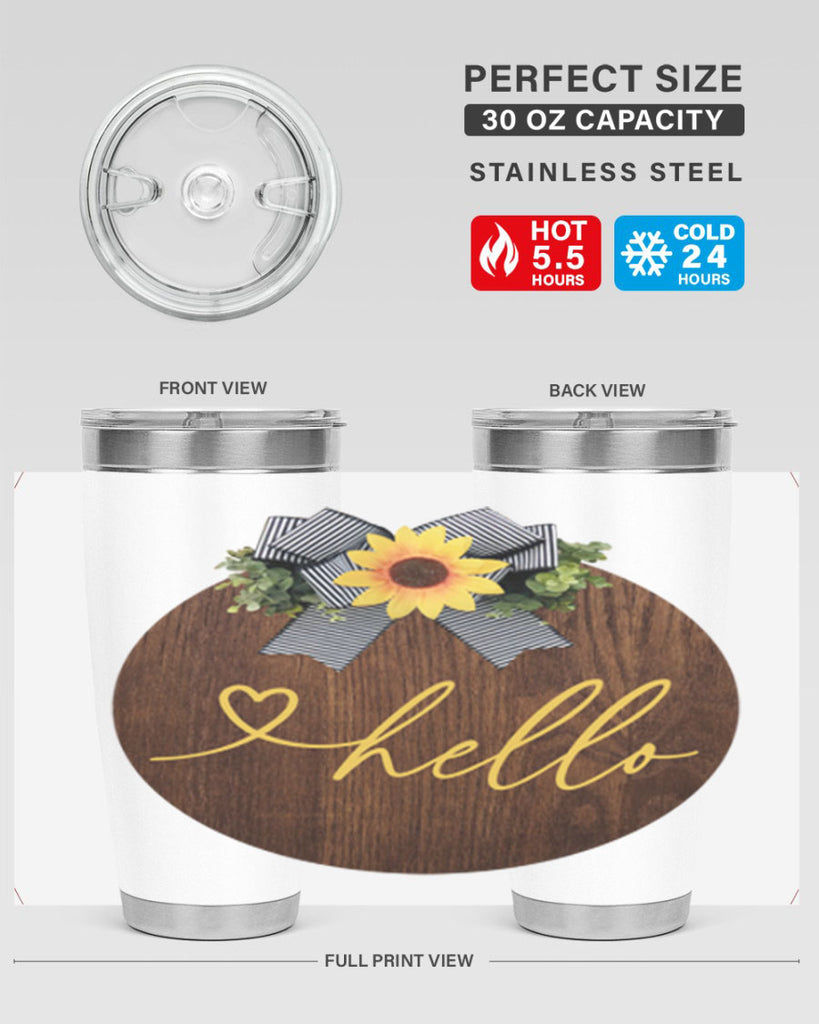 Hello heart Mockup182#- spring- Tumbler