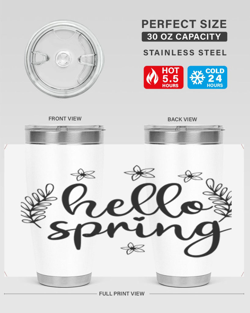 Hello spring design  221#- spring- Tumbler