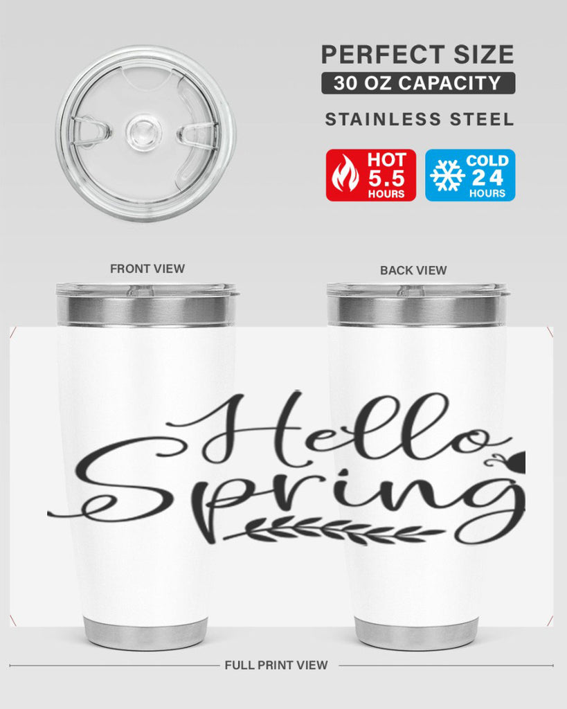 Hello spring design  222#- spring- Tumbler