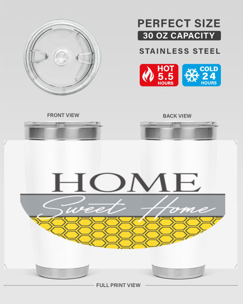 Home Sweet Home Hive lines246#- spring- Tumbler