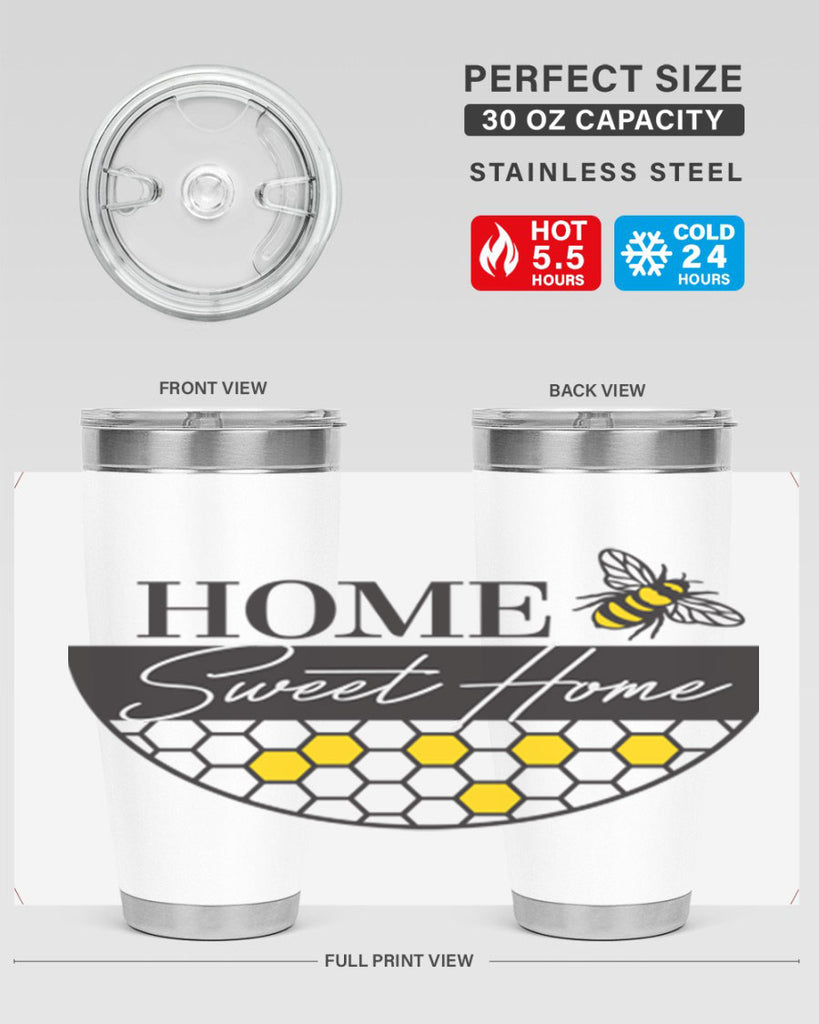 Home Sweet home bee and hive244#- spring- Tumbler