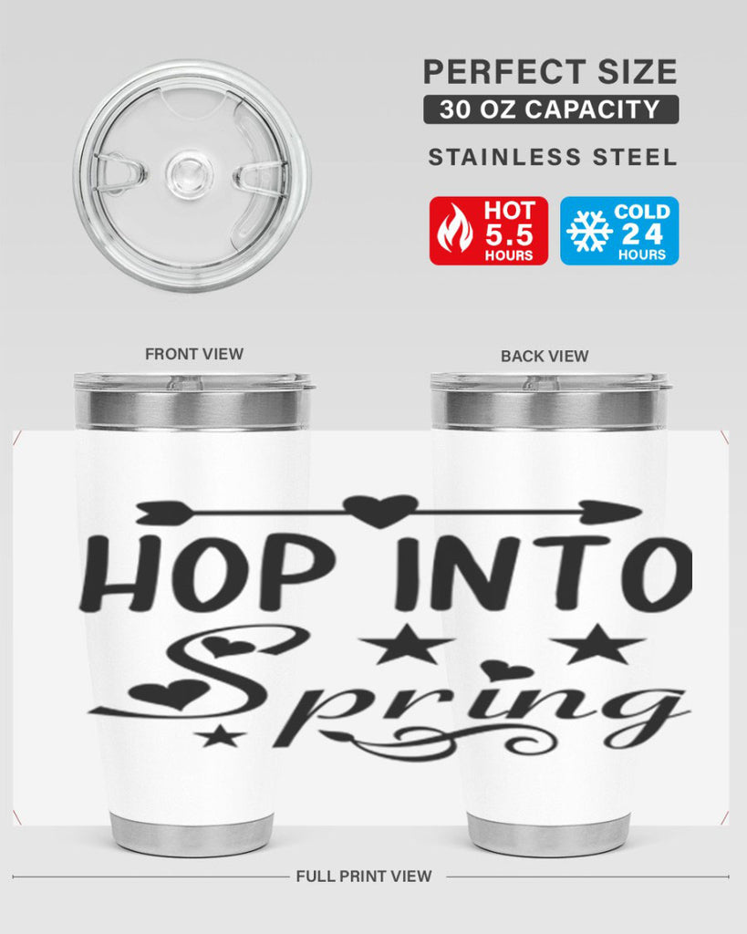 Hop into Spring 249#- spring- Tumbler